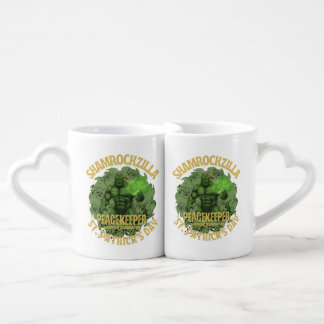 Shamrockzilla Peacekeeper: St. Patrick’s Day Kaiju Coffee Mug Set