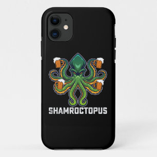 Shamroctopus Octopus Lover St Patrick's Day iPhone 11 Case