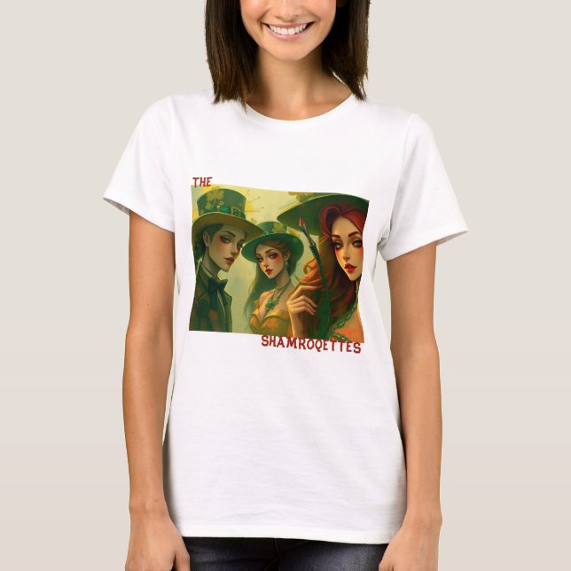 Shamroqettes Cyber-Chic Tee (Front)