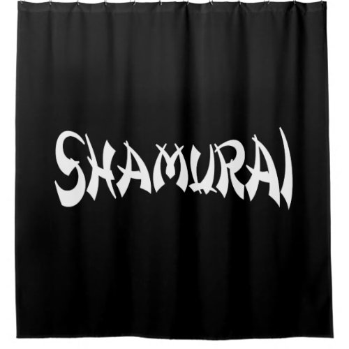 SHAMURAI SHOWER CURTAIN