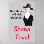 Shana Tova Funny Poster Greet at Zazzle