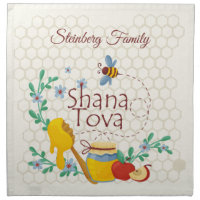 Shana Tova Gift for Rosh Hashanah Cloth Napkin