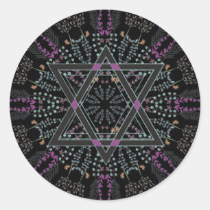 Shana Tova Jewish New Year Classic Round Sticker