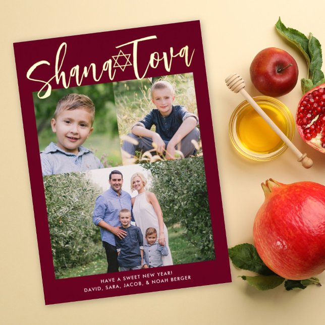 Shana Tova Rosh Hashana Jewish Holiday Photo Foil  (Creator Uploaded)