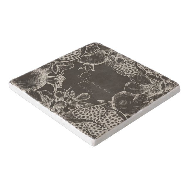 Shana Tova Rosh Hashana Jewish New Year   Trivet (Corner)