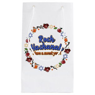 Shana Tova Rosh Hashanah Jewish New Year Holiday Small Gift Bag