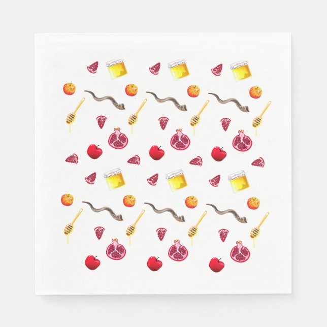 shana tova,shana tova rosh hashanah,shanah tovah, napkins (Front)