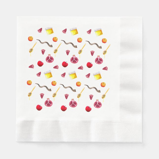 shana tova,shana tova rosh hashanah,shanah tovah, napkins (Front)