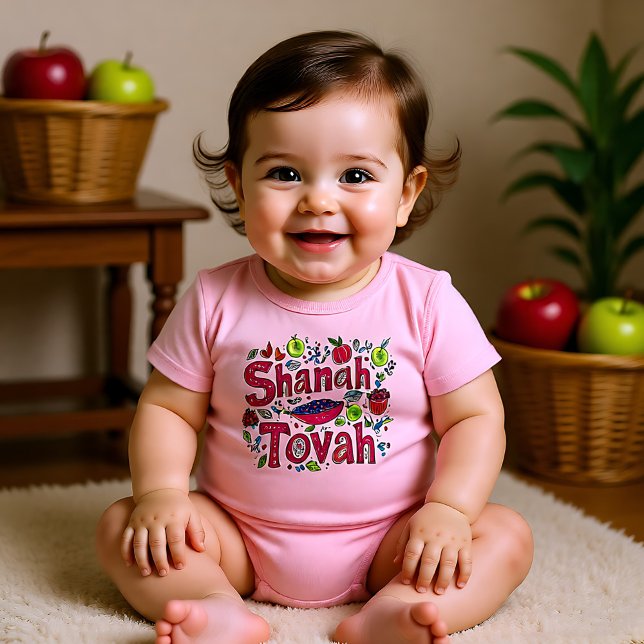  🍎 Shanah Tovah Baby Bodysuit (🍎 Shanah Tovah Baby Bodysuit)