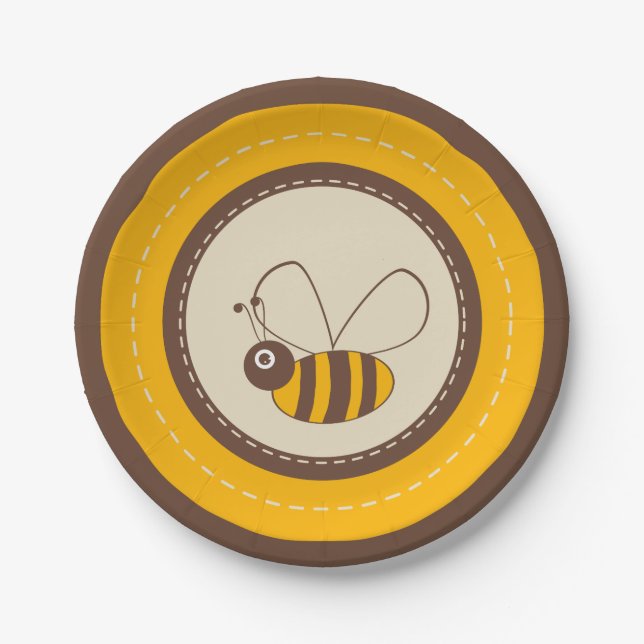 Shanah Tovah Rosh Hashanah Jewish New Year Paper Plates (Front)