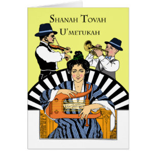 Shanah Tovah U'Metukah, Klezmer Band Family Cards