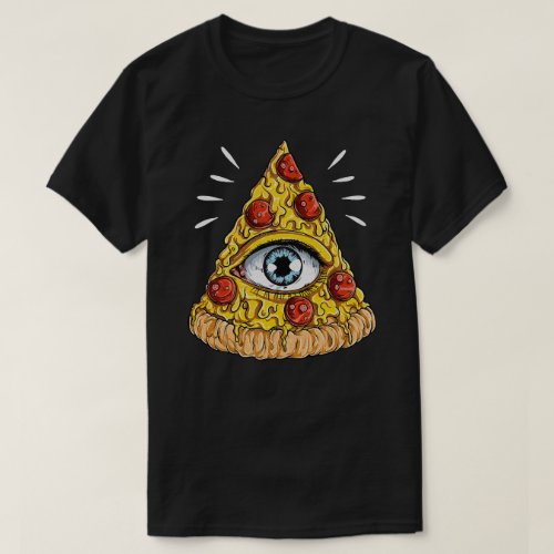 Shane Dawson All Seeing Eye Pizza T_Shirt