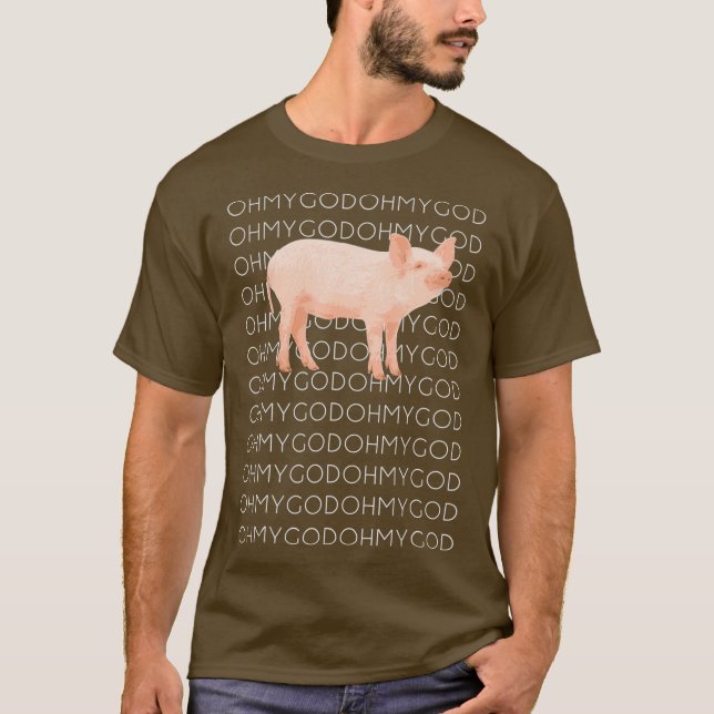 Shane Dawson Oh My God Pig T-Shirt (Front)