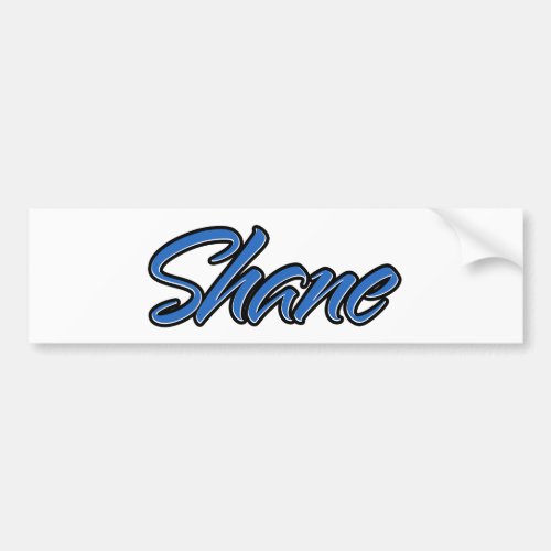 Shane Name blue Aufkleber Sticker Autoaufkleber