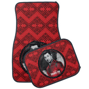 Shang-Chi Circular Portrait Car Floor Mat