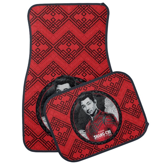 Shang-Chi Circular Portrait Car Floor Mat (Set)