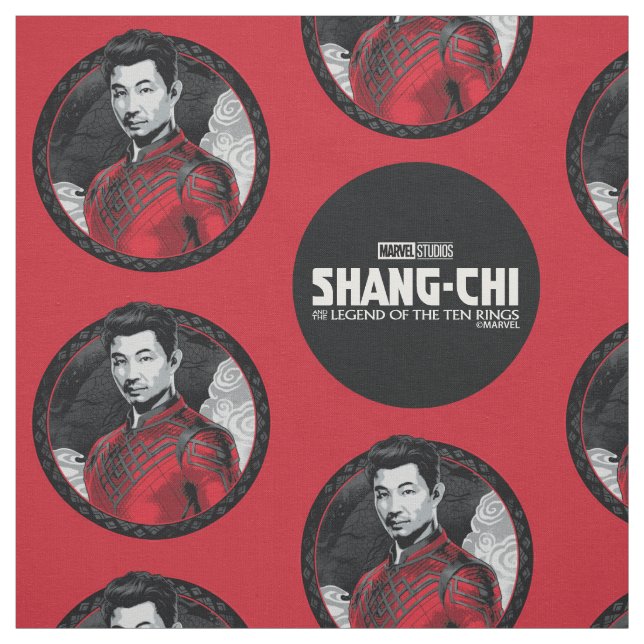 Shang-Chi Circular Portrait Fabric (Swatch)