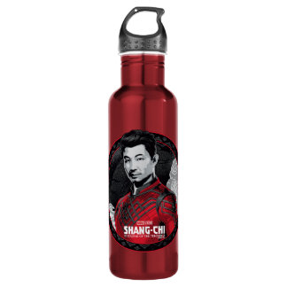 Shang-Chi Circular Portrait Stainless Steel Water Bottle