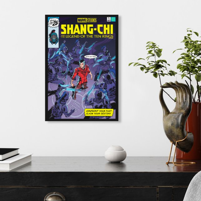 Shang-Chi Homage Comic Cover Canvas Print (Creator Uploaded)
