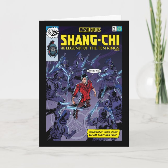 Shang-Chi Homage Comic Cover Card (Front)