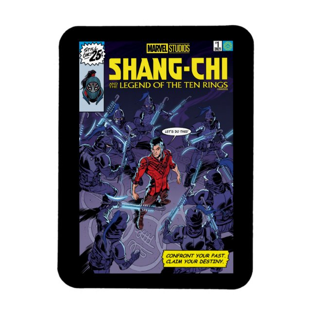 Shang-Chi Homage Comic Cover Magnet (Vertical)