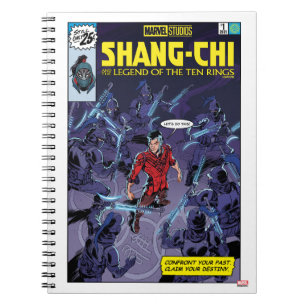 Shang-Chi Homage Comic Cover Notebook