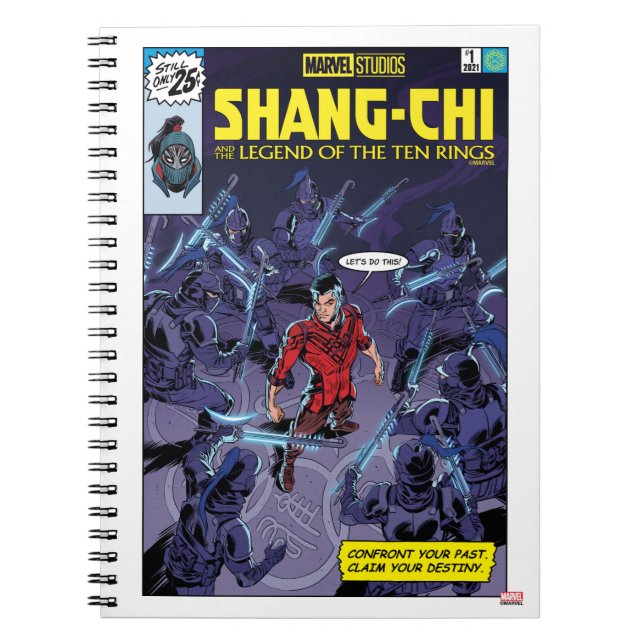 Shang-Chi Homage Comic Cover Notebook (Front)