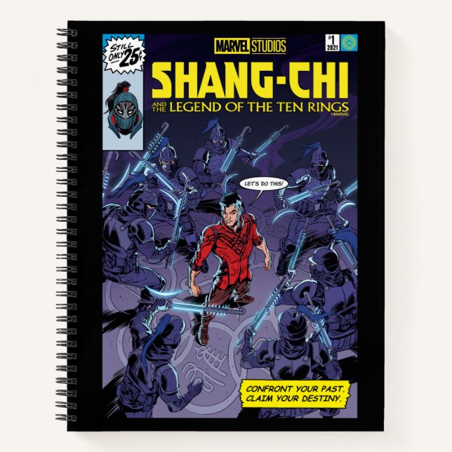 Shang-Chi Homage Comic Cover Notebook (Front)