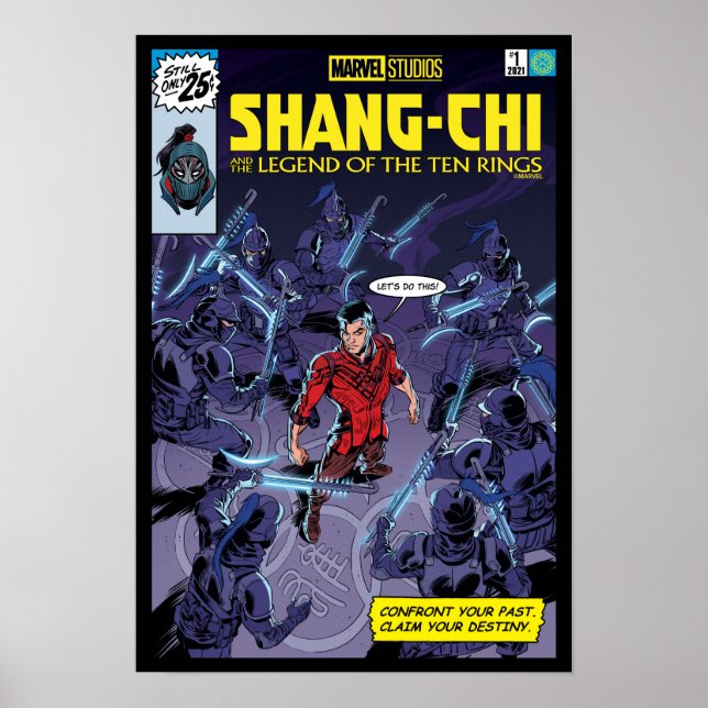 Shang-Chi Homage Comic Cover Poster (Front)