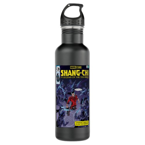 Shang_Chi Homage Comic Cover Stainless Steel Water Bottle