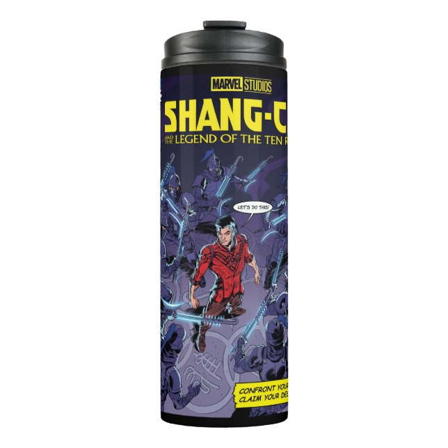 Shang-Chi Homage Comic Cover Thermal Tumbler (Front)