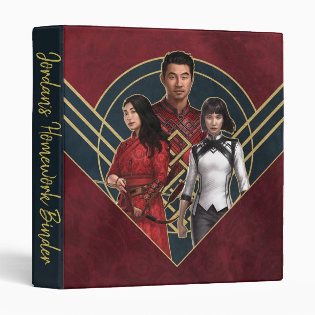 Shang-Chi, Katy, & Xialing 3 Ring Binder (Front/Spine)