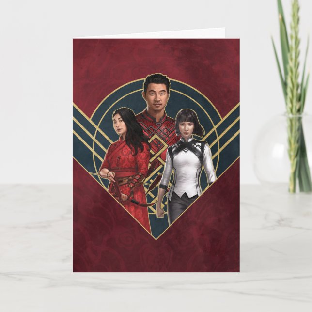 Shang-Chi, Katy, & Xialing Card (Front)