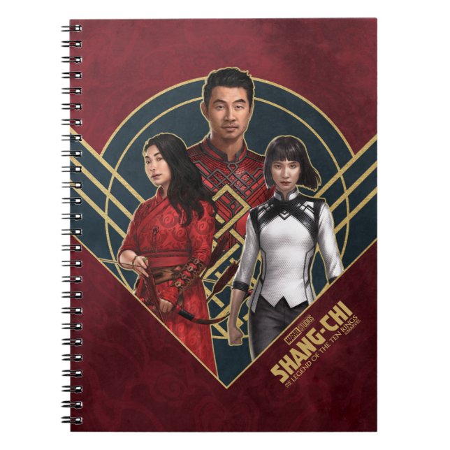 Shang-Chi, Katy, & Xialing Notebook (Front)