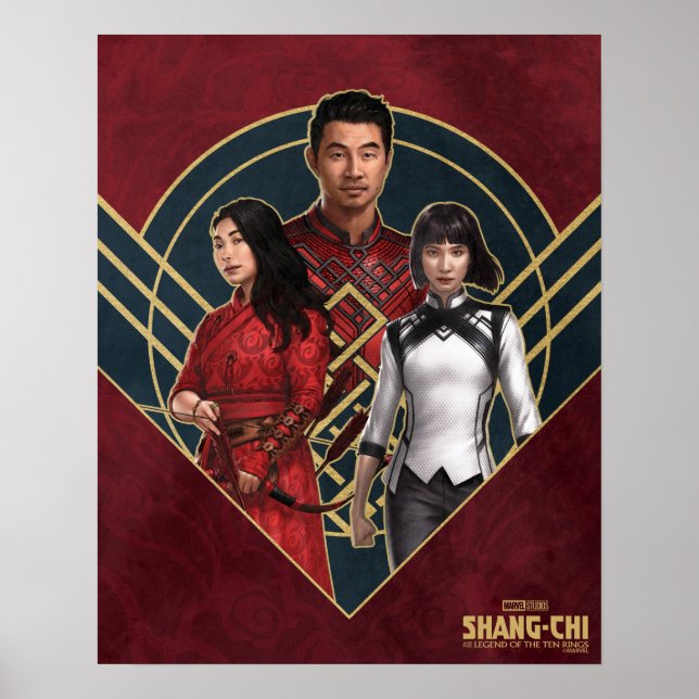 Shang-Chi, Katy, & Xialing Poster (Front)