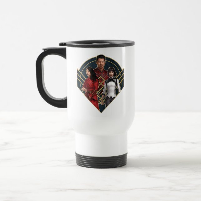 Shang-Chi, Katy, & Xialing Travel Mug (Left)