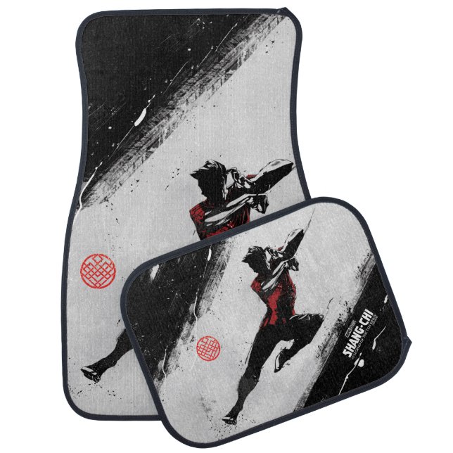 Shang-Chi Kick Illustration Car Floor Mat (Set)