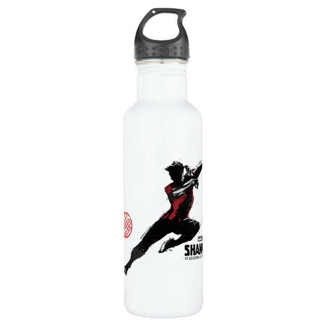 Shang-Chi Kick Illustration Stainless Steel Water Bottle (Front)