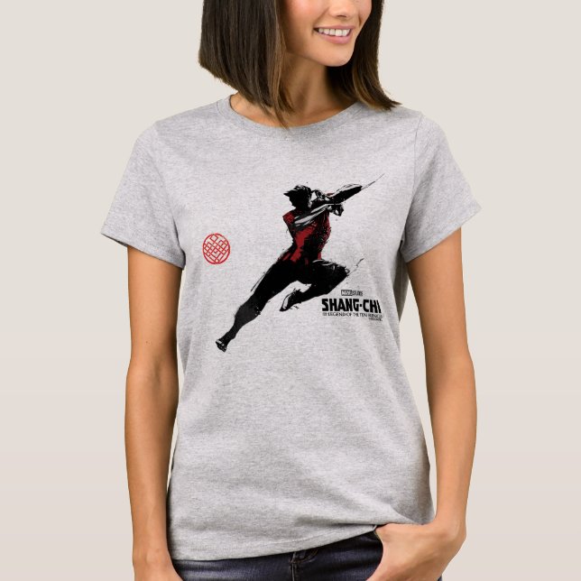 Shang-Chi Kick Illustration T-Shirt (Front)