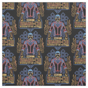 Shang-Chi Neon Light Graphic Fabric