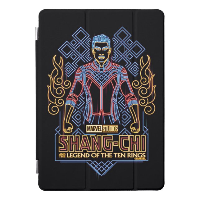 Shang-Chi Neon Light Graphic iPad Pro Cover (Front)