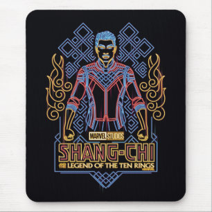 Shang-Chi Neon Light Graphic Mouse Pad