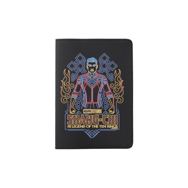 Shang-Chi Neon Light Graphic Passport Holder (Front)