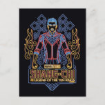 Shang-Chi Neon Light Graphic Postcard