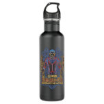 Shang-Chi Neon Light Graphic Stainless Steel Water Bottle