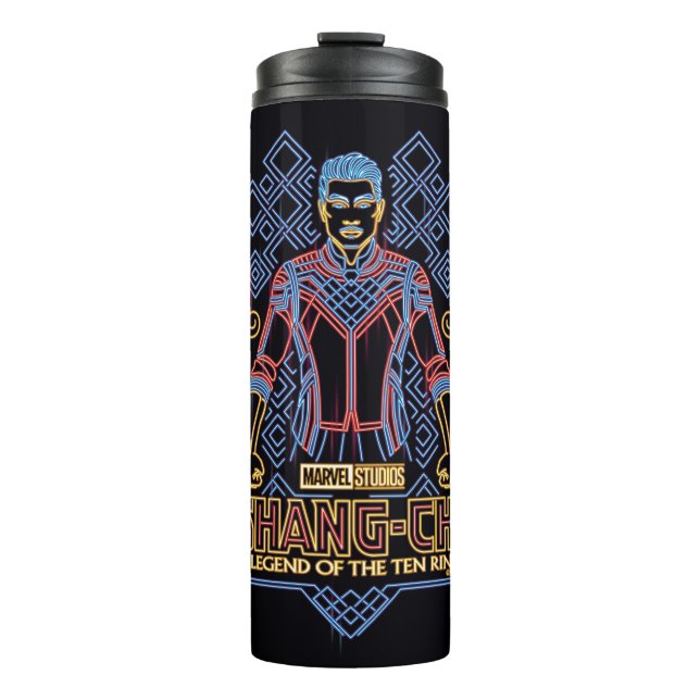 Shang-Chi Neon Light Graphic Thermal Tumbler (Front)