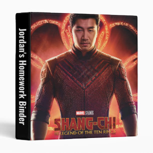 Shang-Chi Theatrical Art 3 Ring Binder