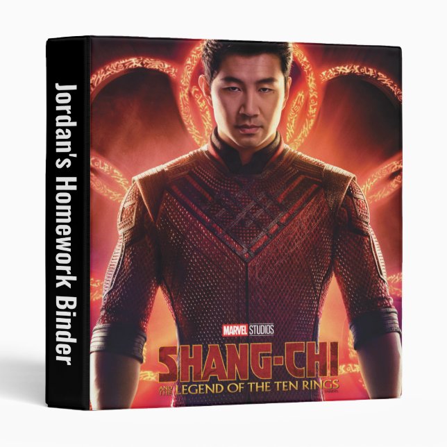 Shang-Chi Theatrical Art 3 Ring Binder (Front/Spine)