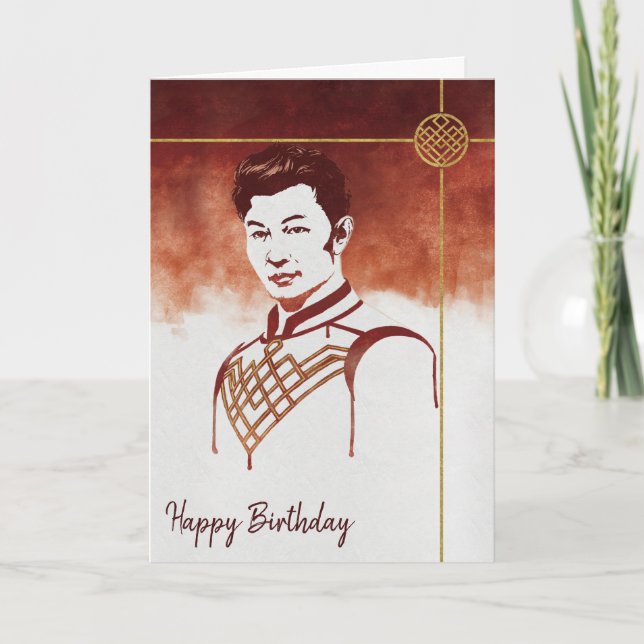 Shang-Chi Watercolor Portrait Card (Front)