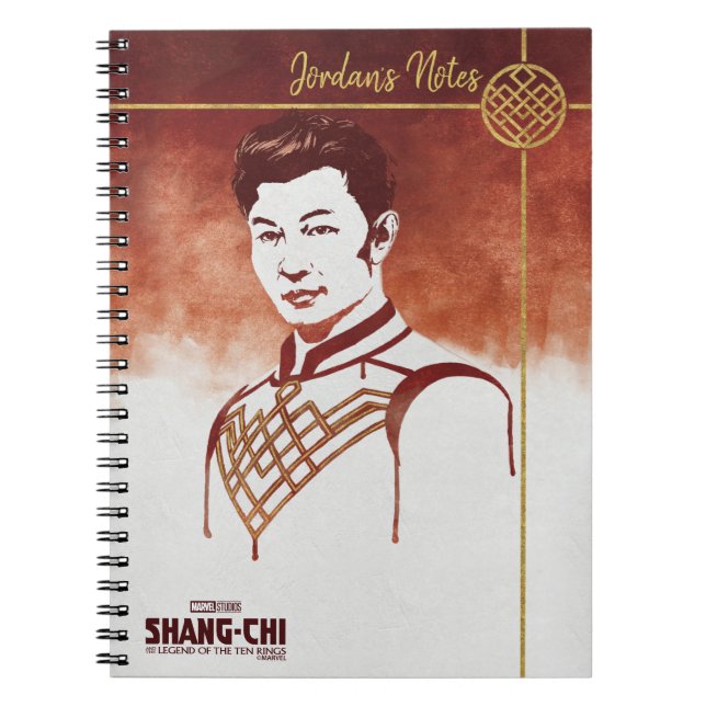 Shang-Chi Watercolor Portrait Notebook (Front)